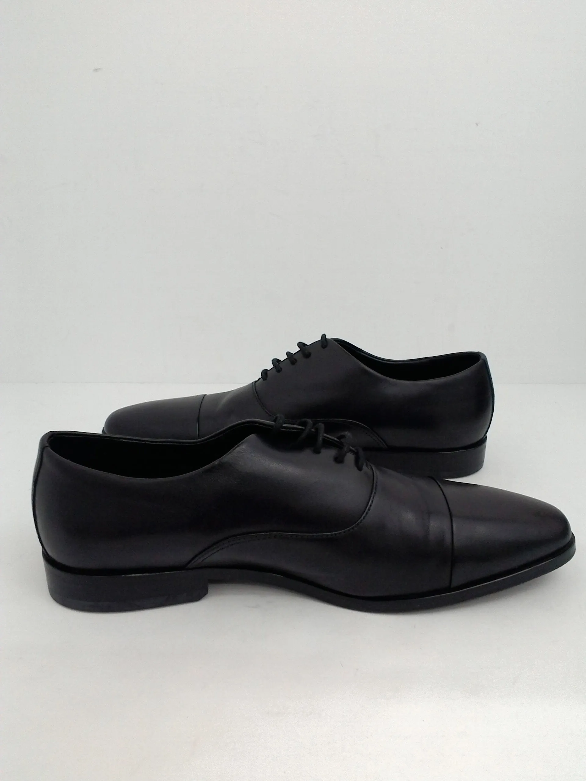 Hugo Boss Men's Oxfords Black, Leather Size 8 M