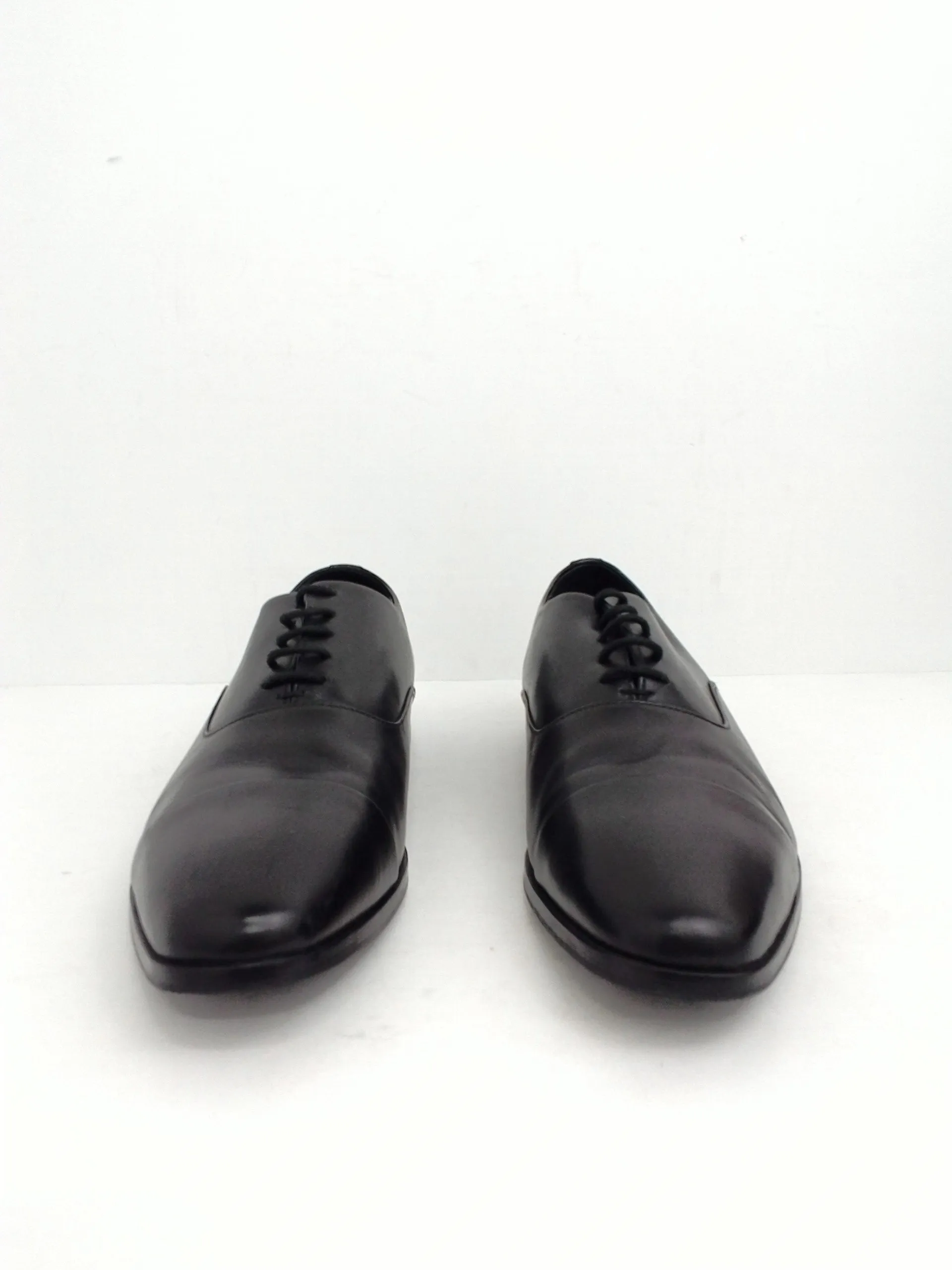 Hugo Boss Men's Oxfords Black, Leather Size 8 M