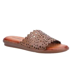 Hush Puppies Womens/Ladies Bryony Leather Mules (Tan) - UTFS8849