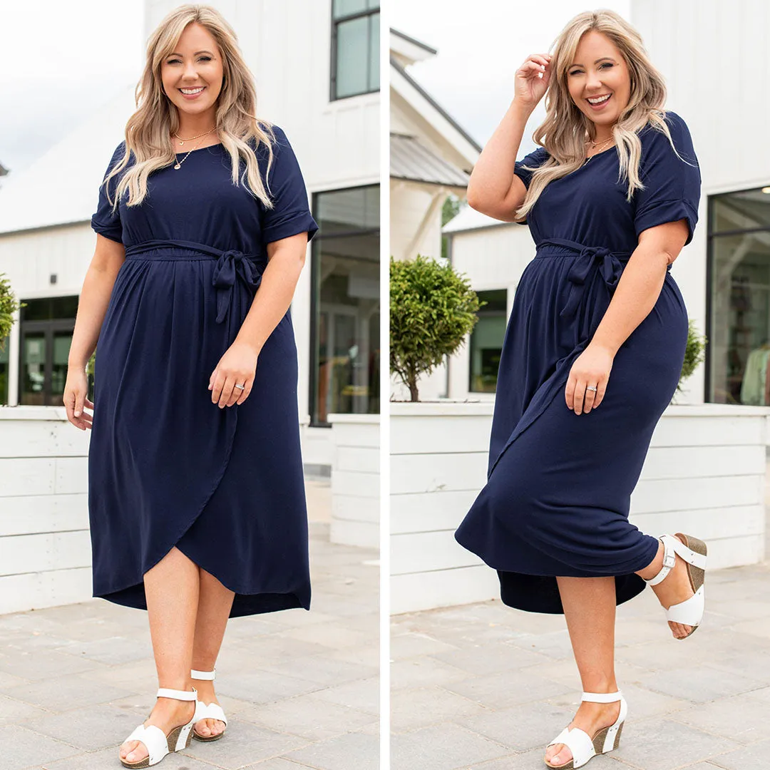 I’m Speechless Dress, Navy