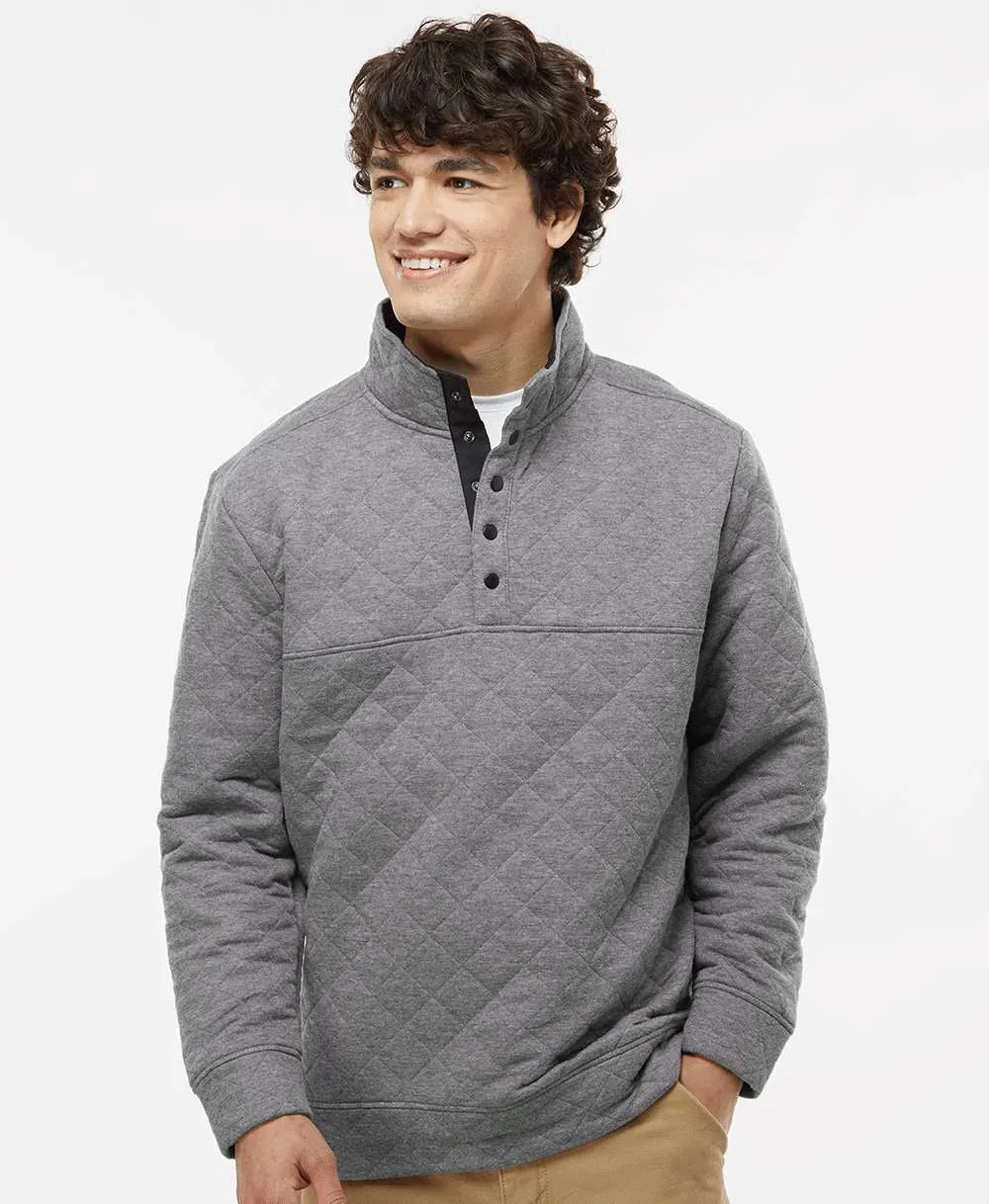 J America Quilted Snap Pullover