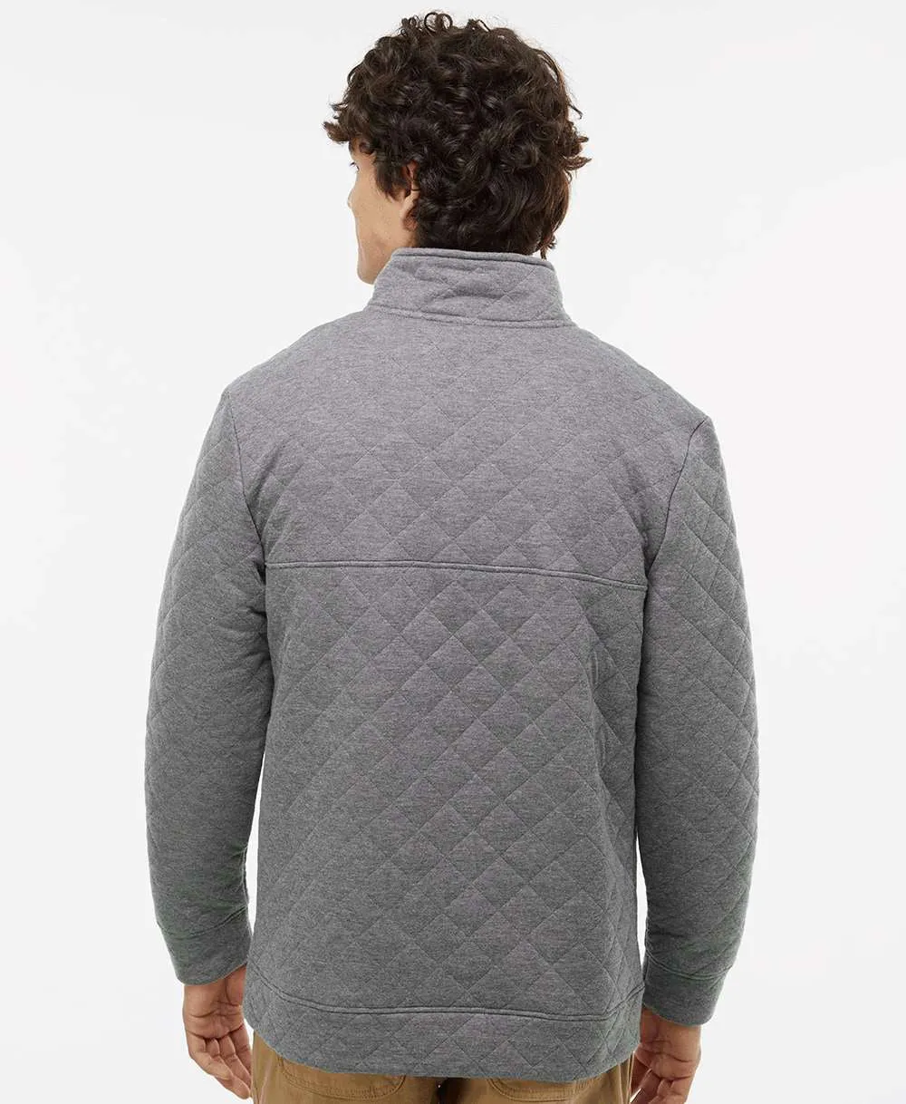 J America Quilted Snap Pullover