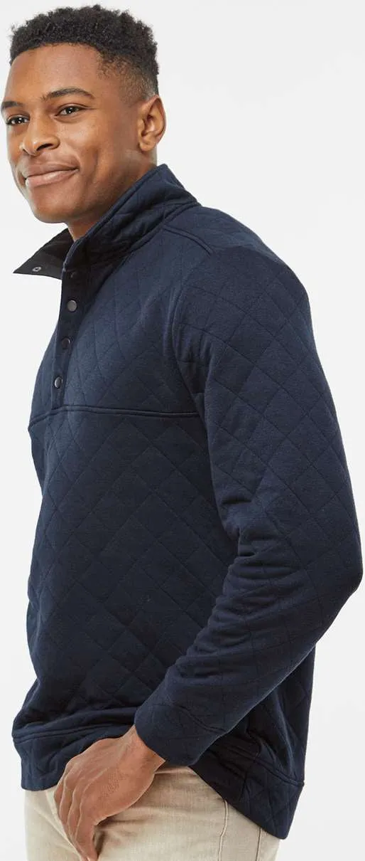 J America Quilted Snap Pullover