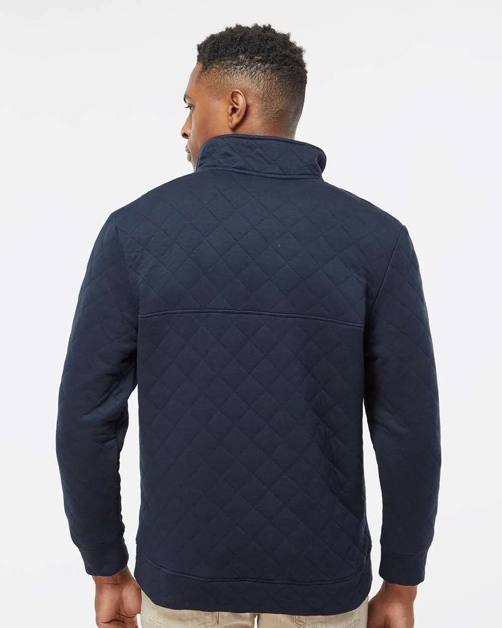 J America Quilted Snap Pullover