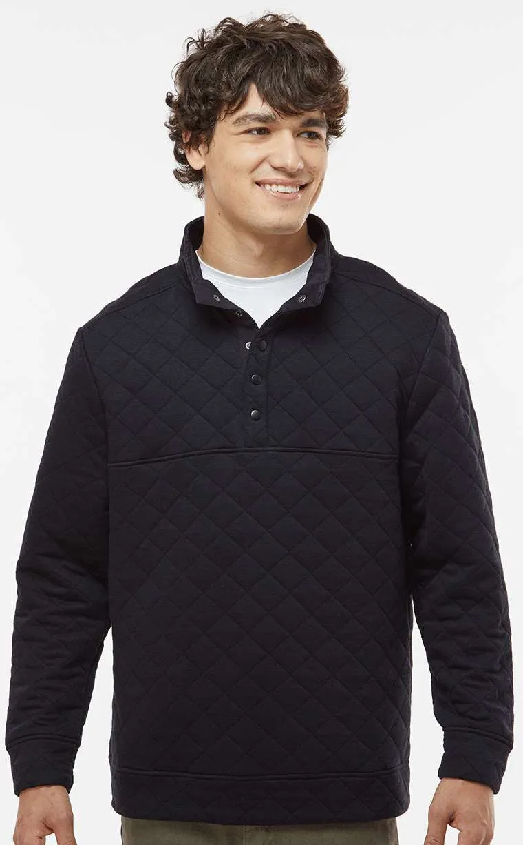 J America Quilted Snap Pullover