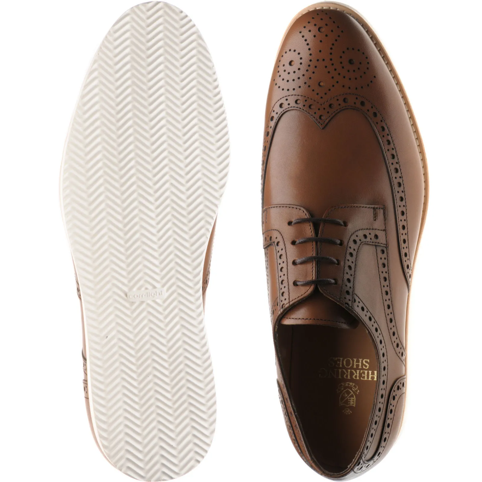 Jack II rubber-soled brogues