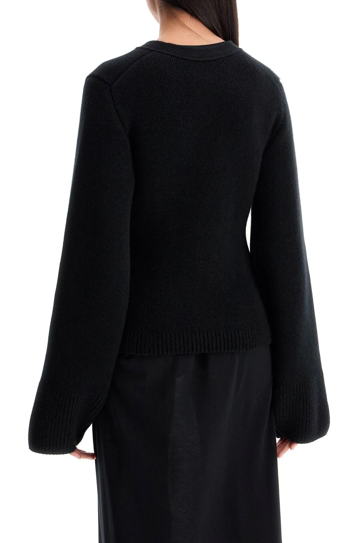 Khaite Scarlet Cashmere Cardigan   Black