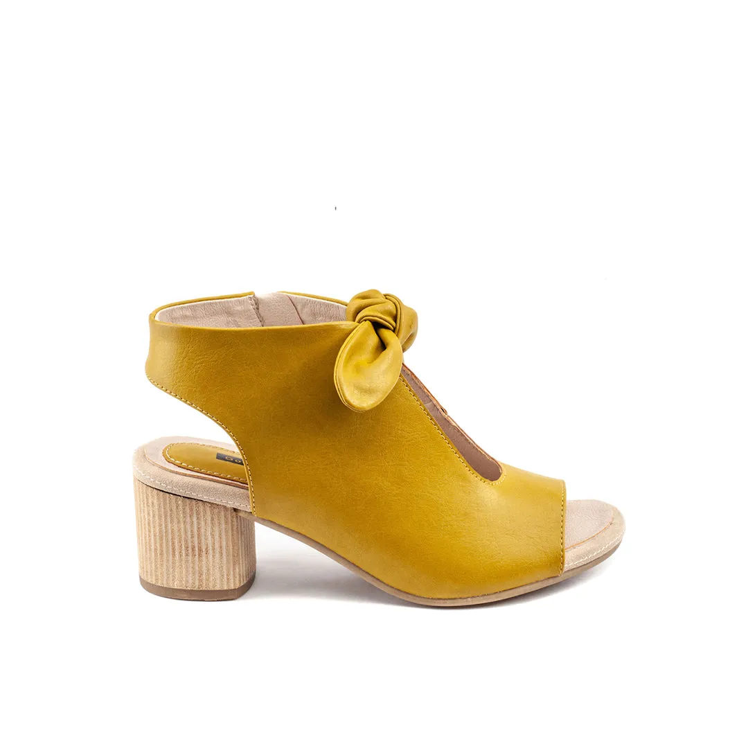 Kimora Yellow Heeled Sandals