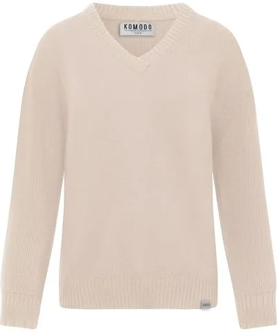 Komodo Men's Neutrals Wonder Wool Blend Jumper