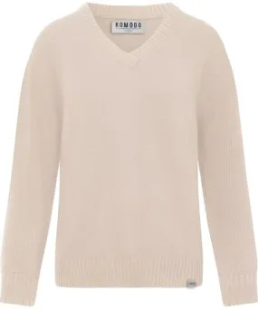 Komodo Men's Neutrals Wonder Wool Blend Jumper