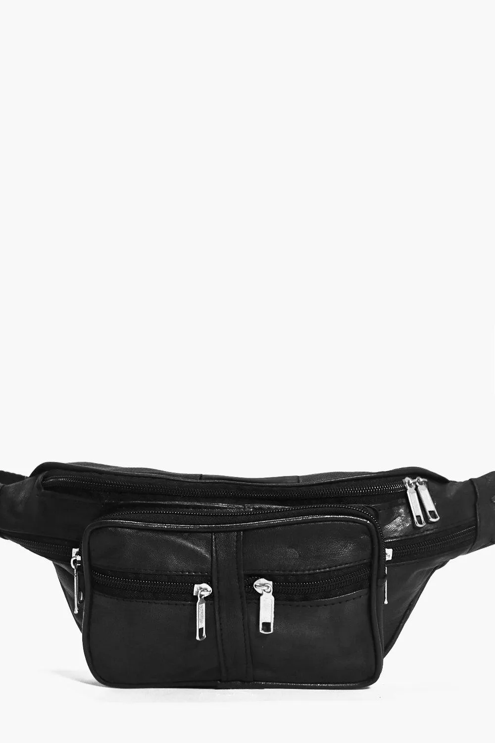 Leather Multipocket Fanny Pack