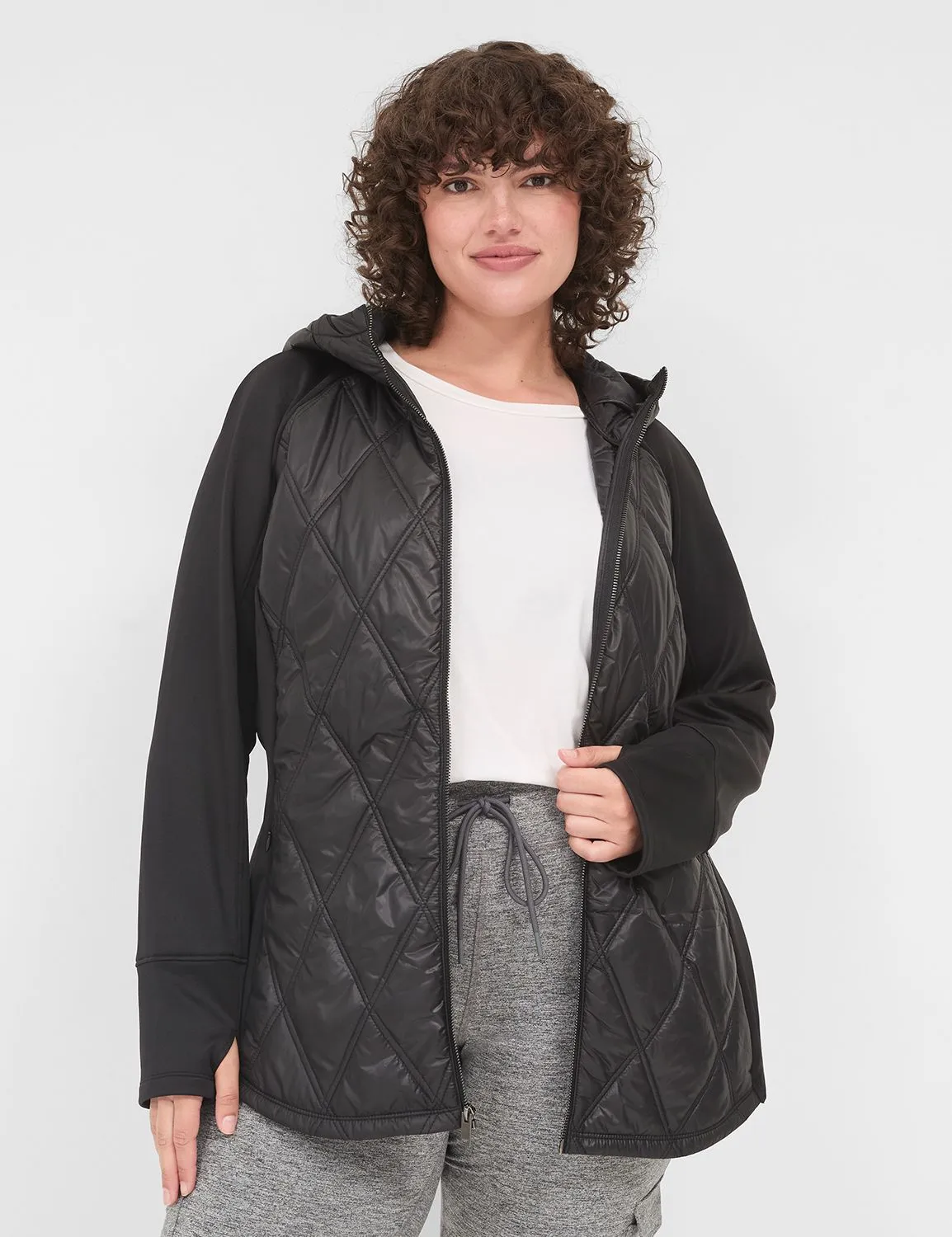 LIVI Quilted Hooded Performance Jacket