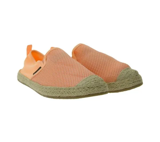 LUHTA Jones espadrilles femme avec baskets en raphia chaussures d'été 9 75526 477 L 445 corail