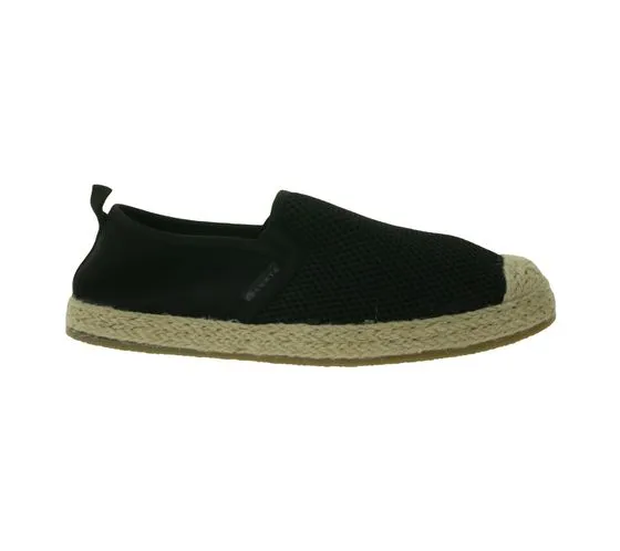 LUHTA Jones espadrilles femme avec baskets en raphia chaussures d'été 9 75526 477 L 990 noir