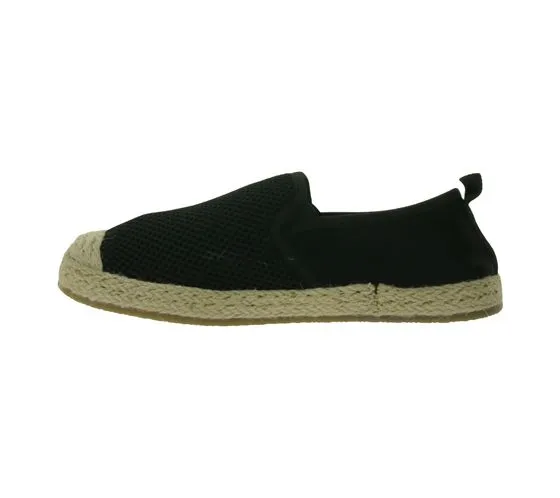 LUHTA Jones espadrilles femme avec baskets en raphia chaussures d'été 9 75526 477 L 990 noir