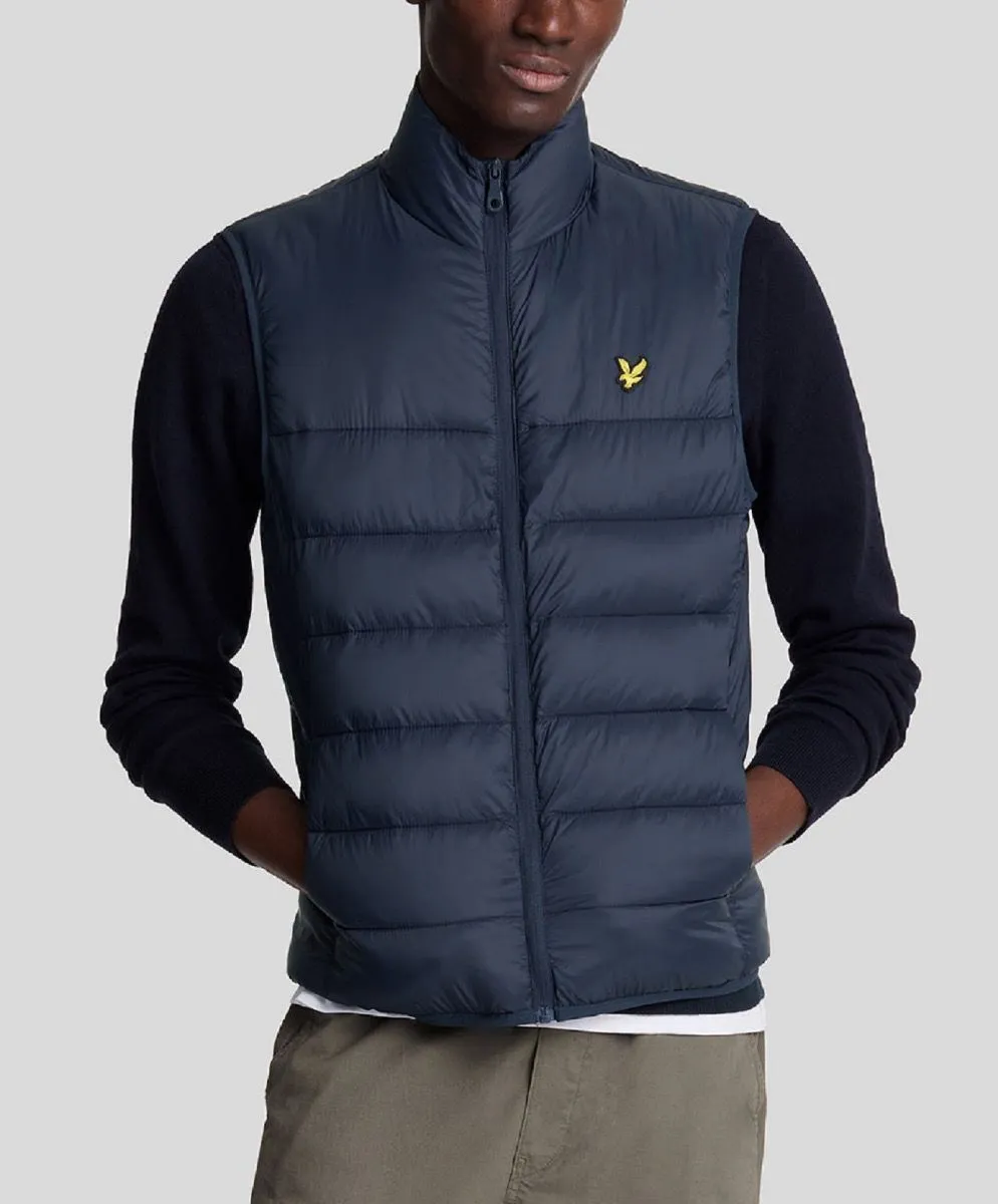 Lyle & Scott Wadded Quilted Gilet Dark Navy