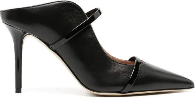 Malone Souliers Maureen 85mm leather mules Black