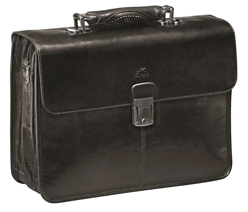 Mancini Double Compartment Briefcase 