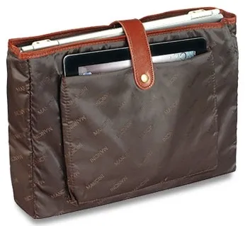 Mancini Double Compartment Briefcase 