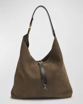 Marcie Large Hobo Bag in Nubuck Calfskin