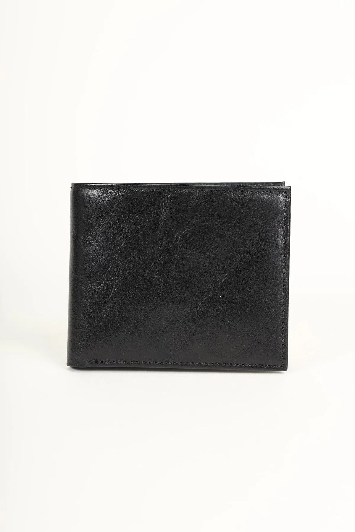 Men's Black Leather Wallet