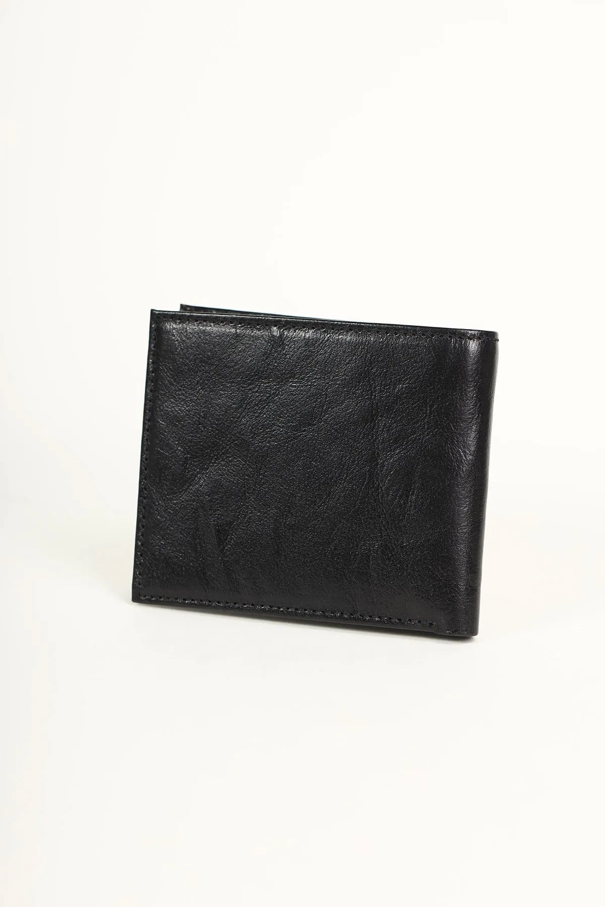 Men's Black Leather Wallet