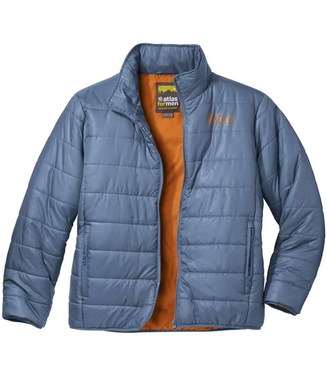 Men's Blue Puffer Jacket 