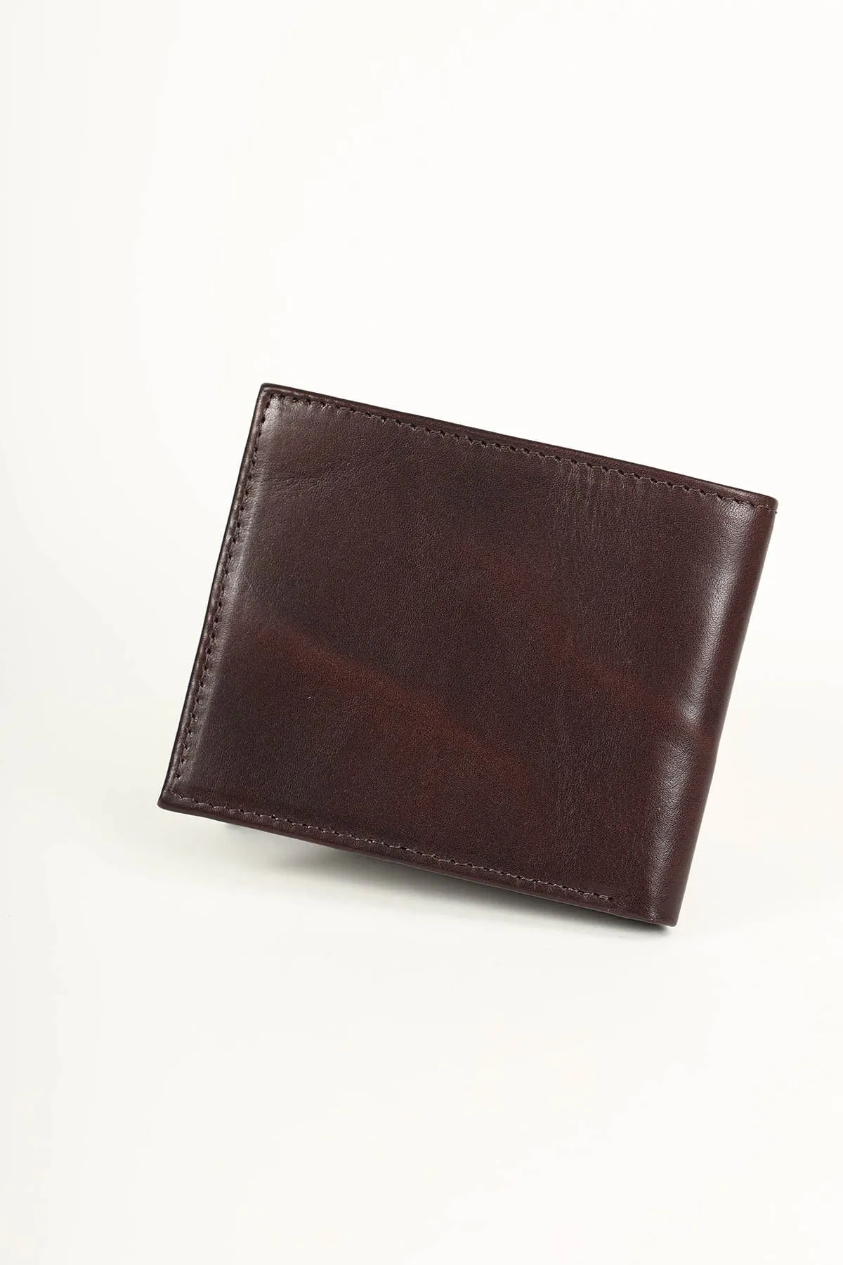 Men's Brown Leather Wallet