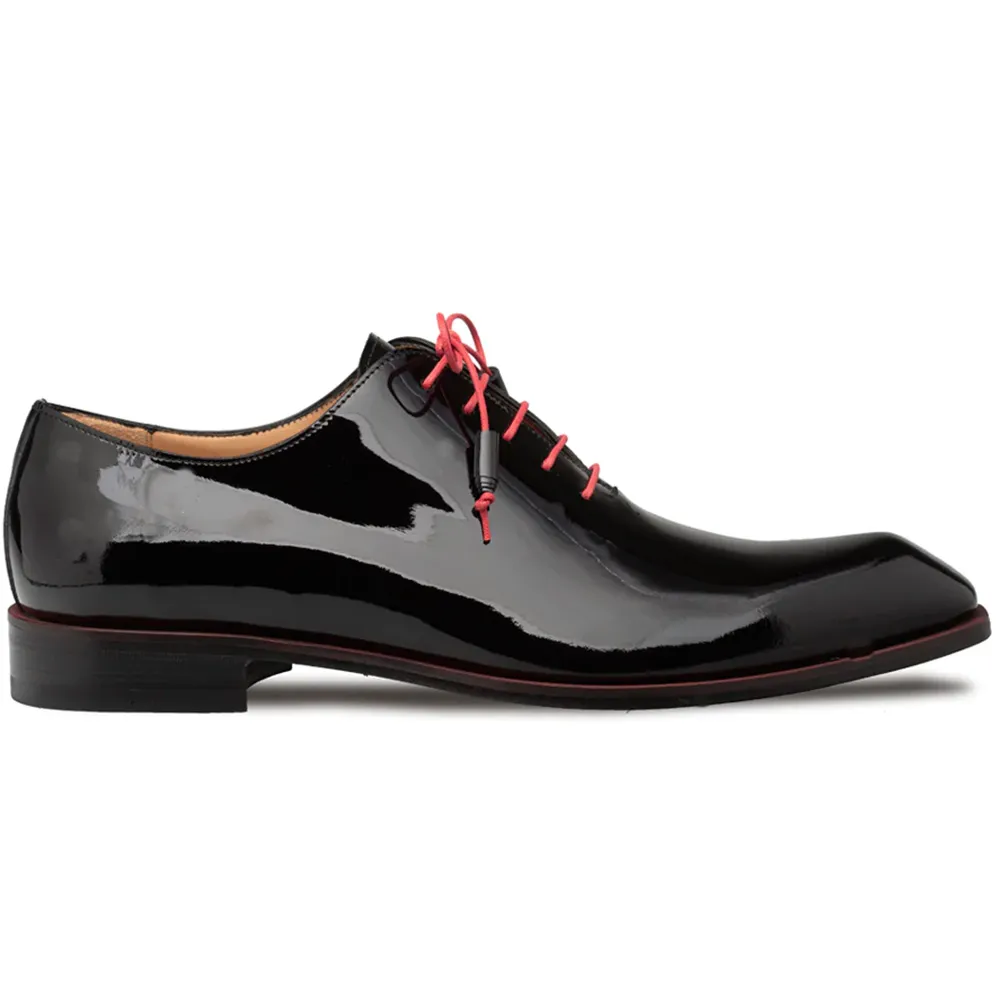 Mezlan Dietro 2 Asymmetrical Patent Oxfords Black (21188)