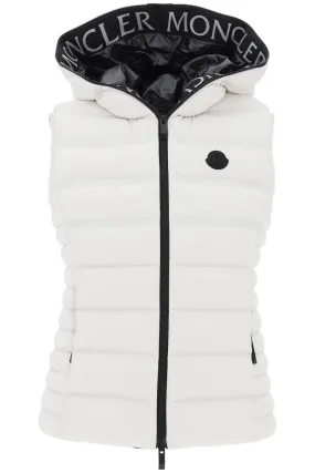 Moncler Aliterse Hooded Puffer Vest   Grey