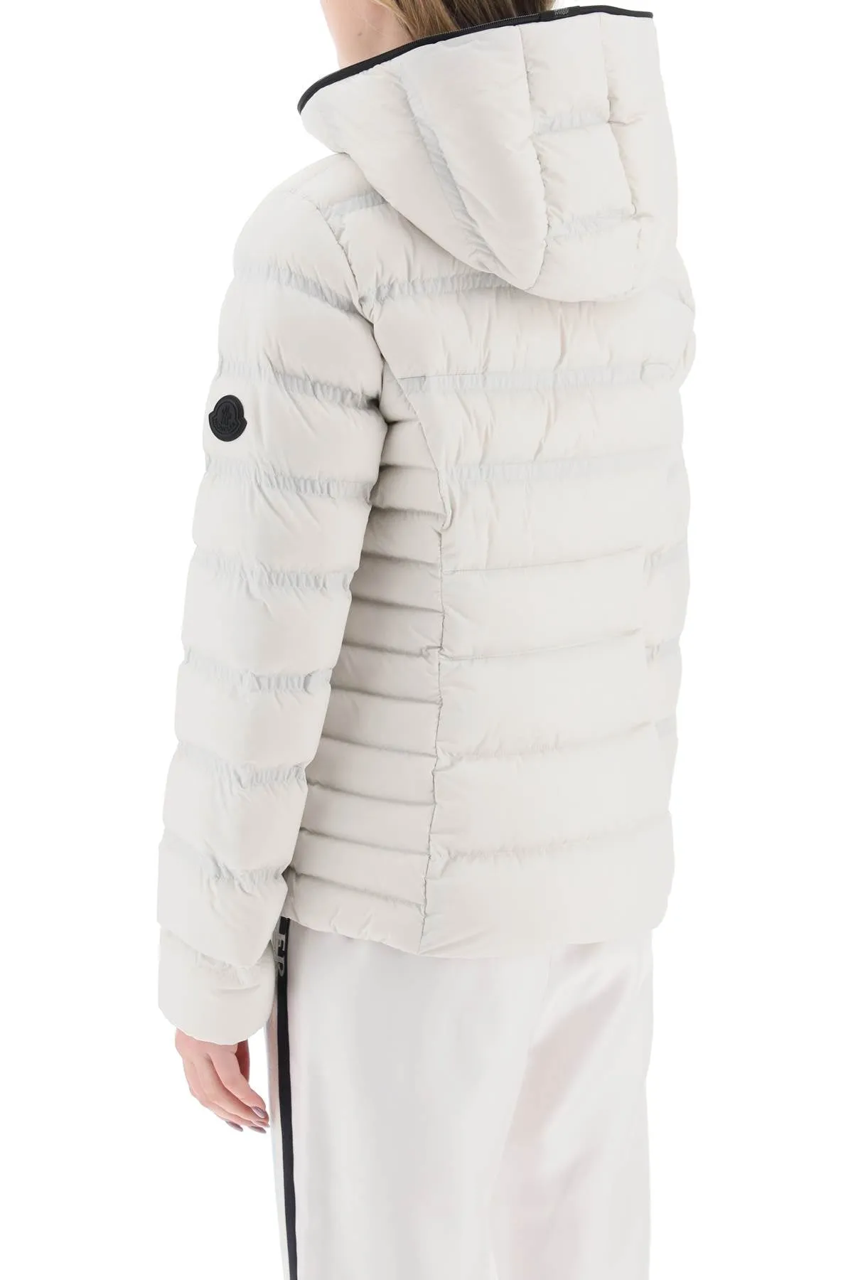 Moncler Lete Hooded Puffer Jacket   Grey