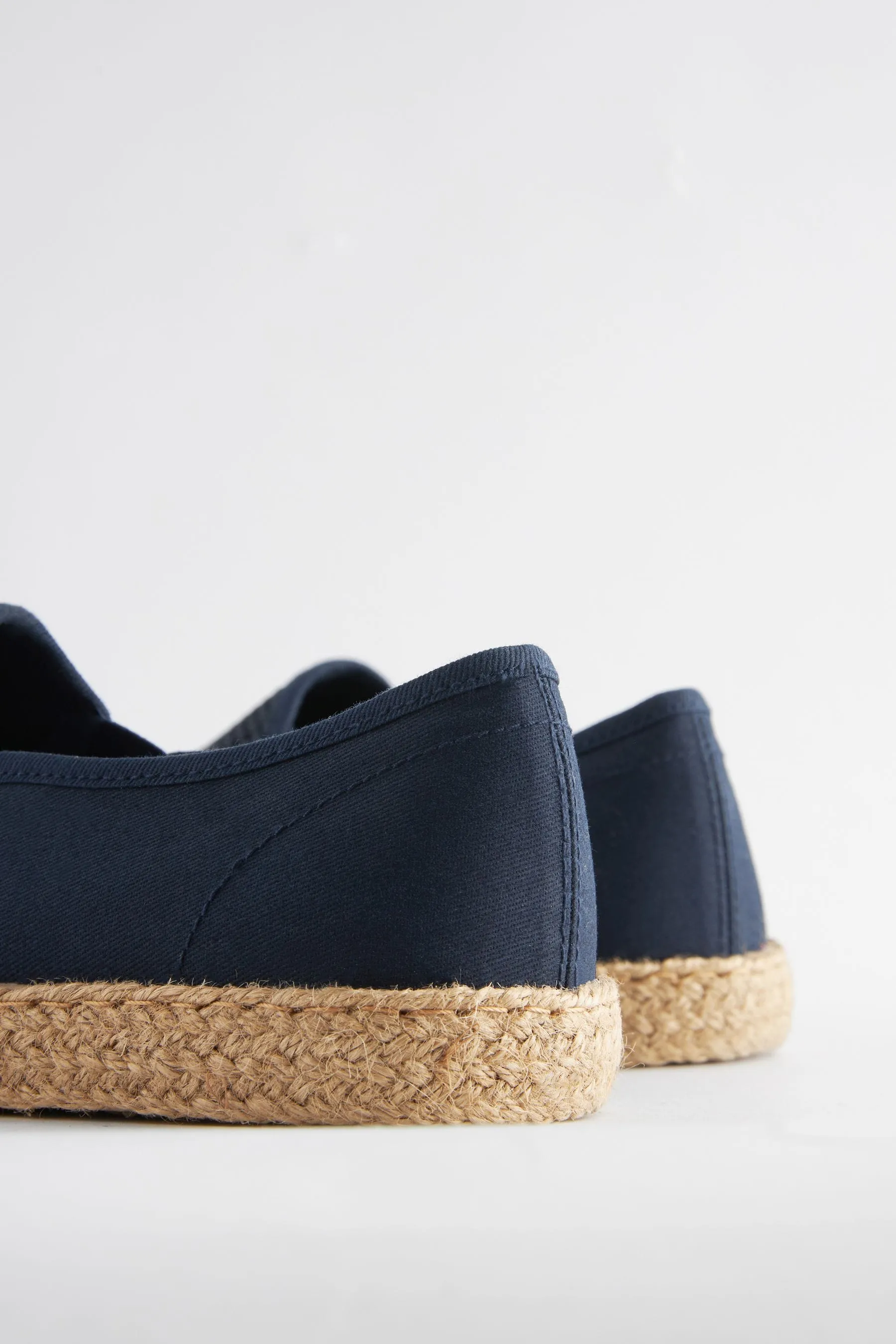 Navy Mesh Espadrilles