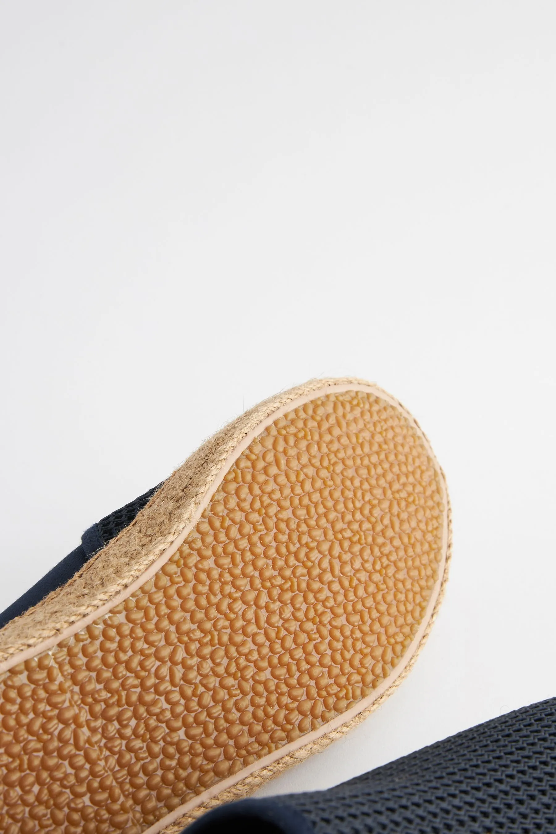 Navy Mesh Espadrilles