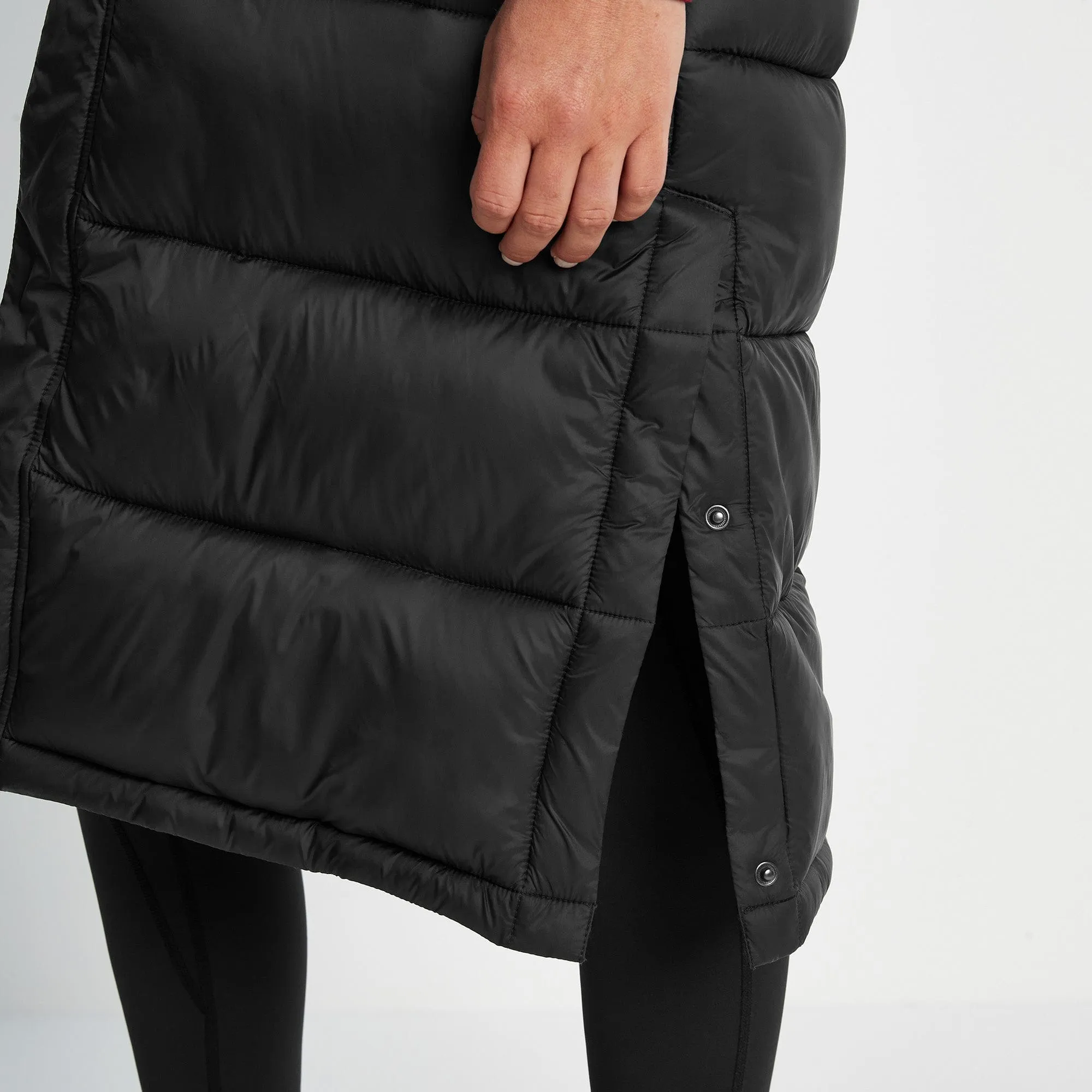 Newall Womens Long Padded Gilet - Black