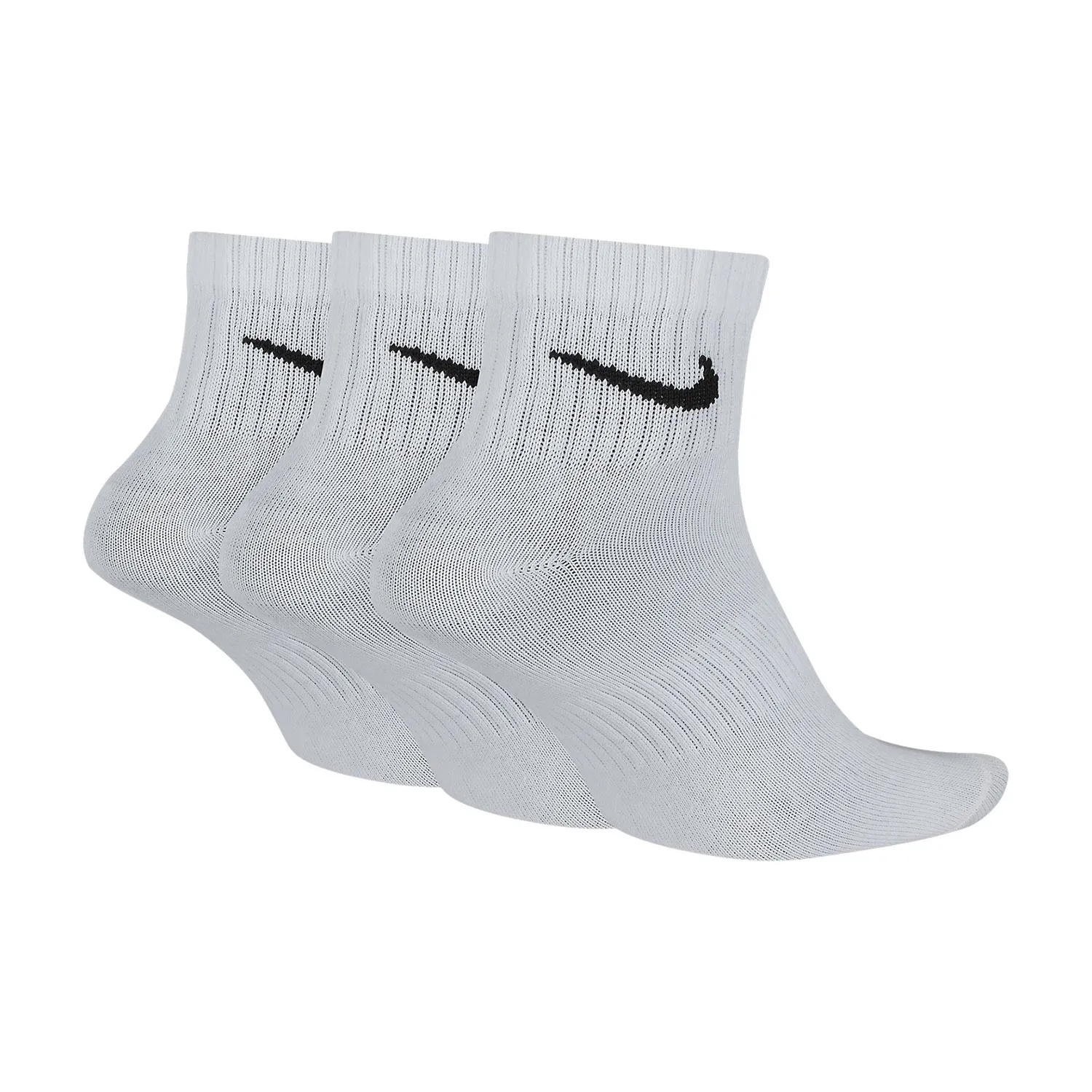 Nike Everyday Lightweight x 3 Calze  White/Black