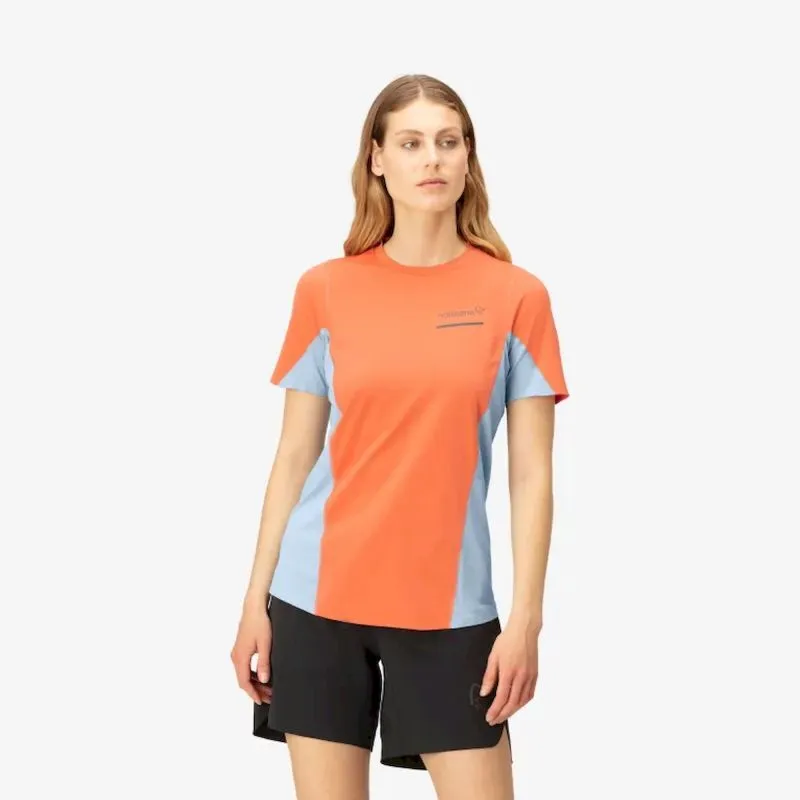 Norrona  Senja Equaliser Lightweight T-Shirt - T-shirt - Donna