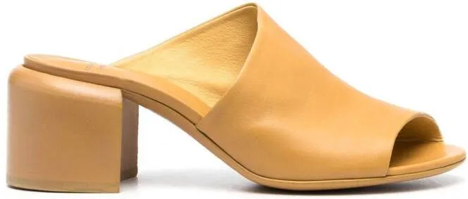 Officine Creative Ethel leather mules Yellow