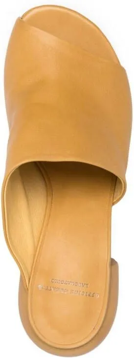 Officine Creative Ethel leather mules Yellow