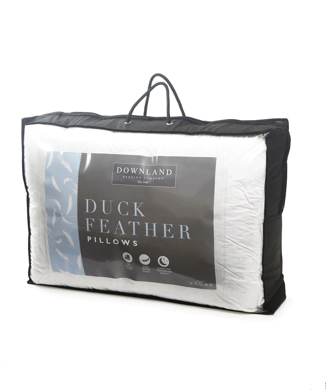 Pack of 2 Duck Feather and Down Pillows