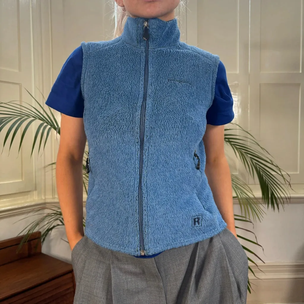 Patagonia Fleece Gilet - Small Blue Polyester