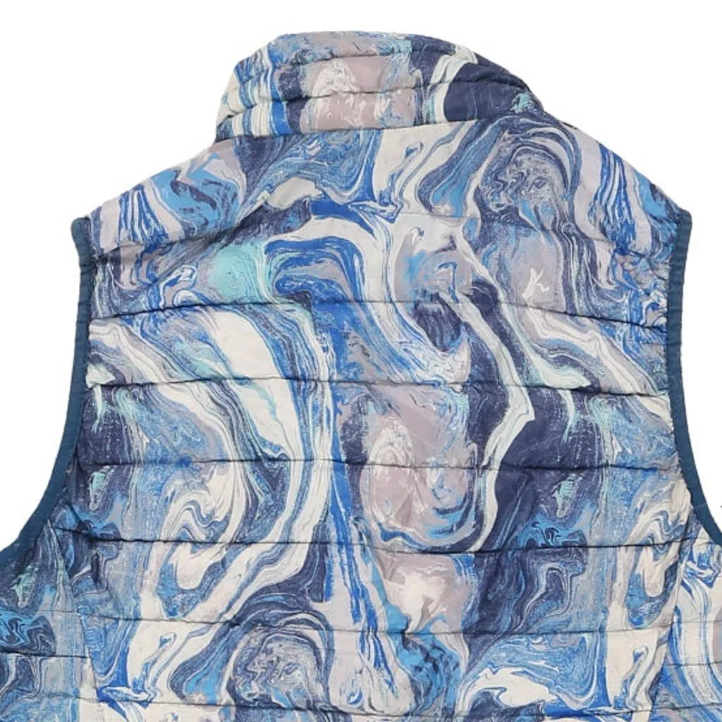 Patagonia Tie-Dye Gilet - Medium Blue Polyester