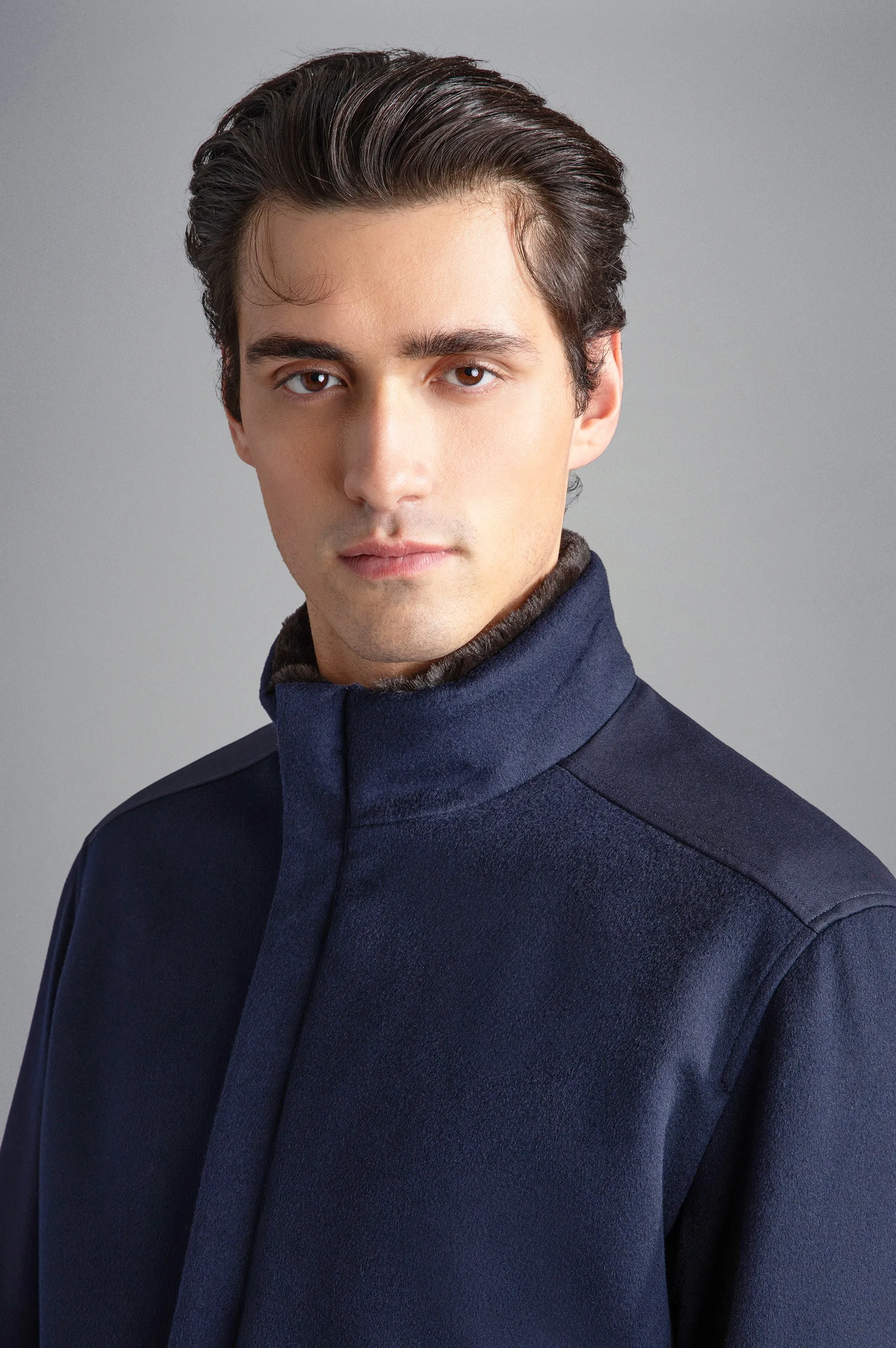 Paul & Shark Loro Piana Cashmere Blouson Navy