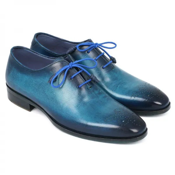 Paul Parkman Medallion Toe Oxfords Blue / Navy