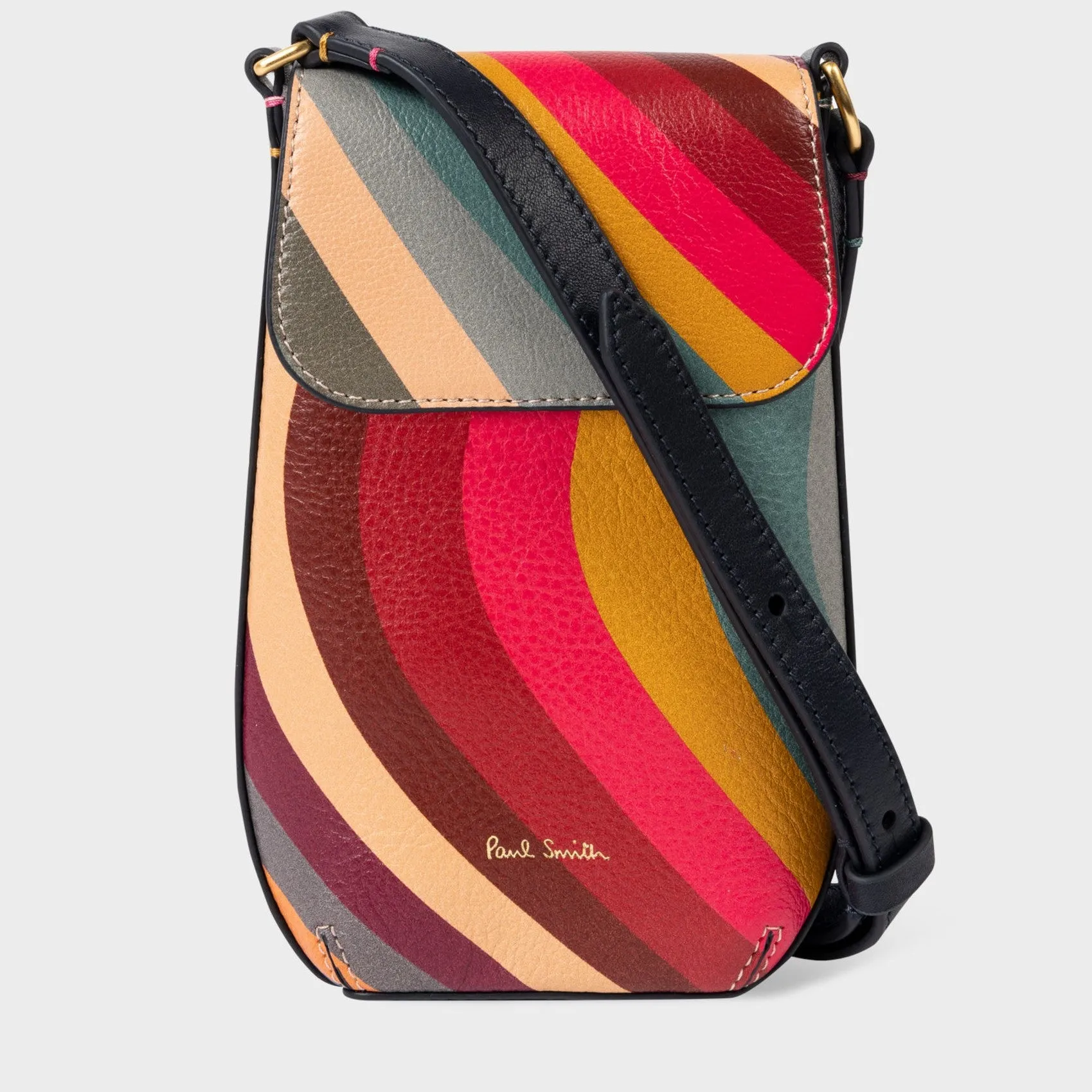 Paul Smith - Women's Leather E-Swirl Phone Pouch