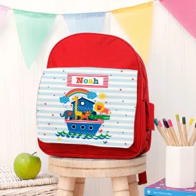 Personalised Kid's Noah's Ark Mini Rucksack