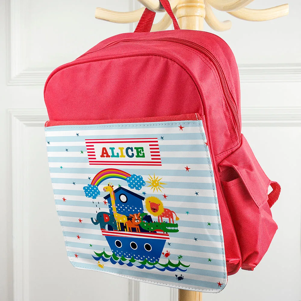 Personalised Kid's Noah's Ark Mini Rucksack