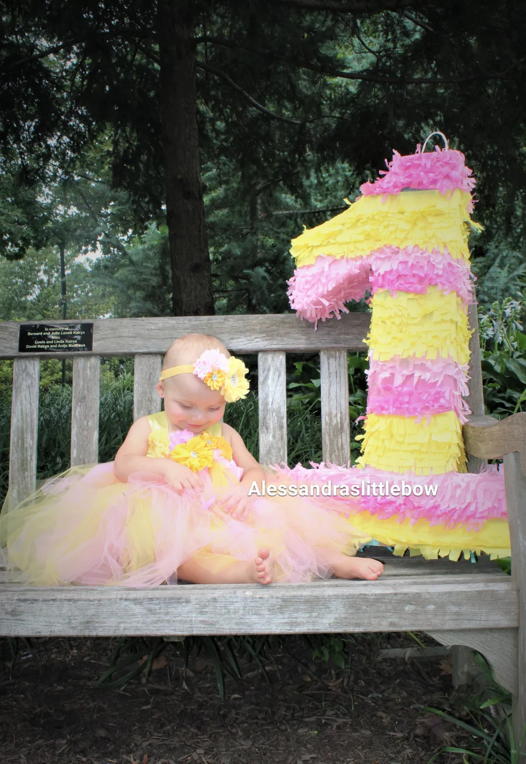 Pink lemonade tutu dress