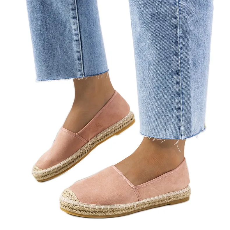 Pink women's espadrilles by Bibiana