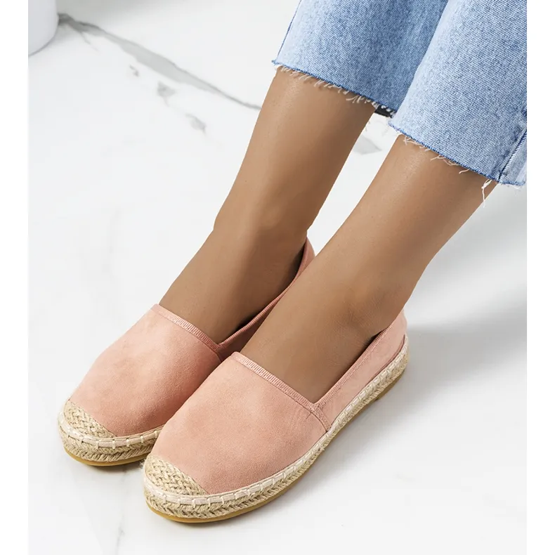 Pink women's espadrilles by Bibiana