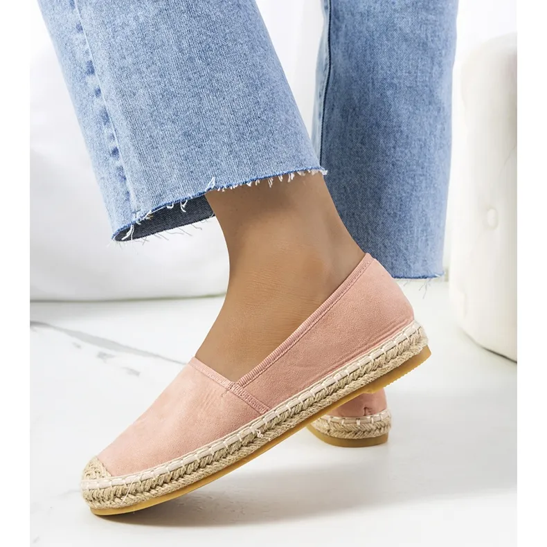 Pink women's espadrilles by Bibiana